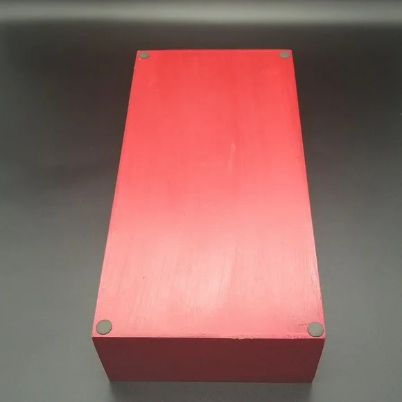 Restoration Hardware "Santa's Giftcraft Merry Christmas Toys & Gifts" Wood Box - Picture 11 of 12